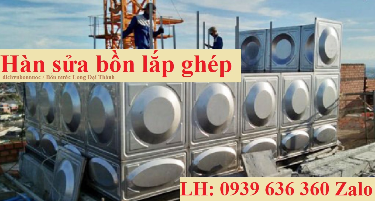 Hàn sửa bồn lắp ghép