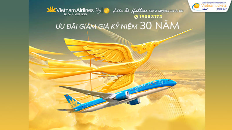 Vietnam Airlines si&ecirc;u ưu đ&atilde;i chặng quốc tế