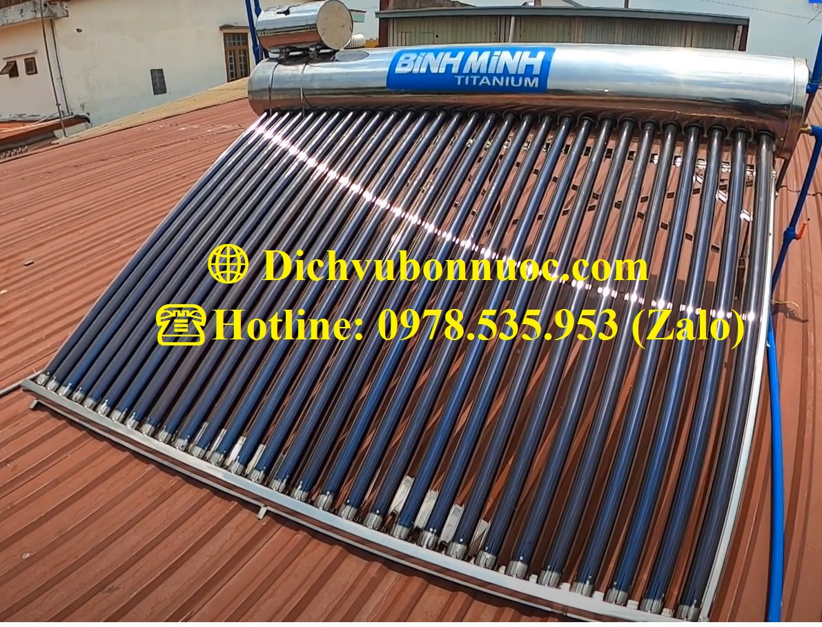 m&aacute;y nước n&oacute;ng năng lượng mặt trời