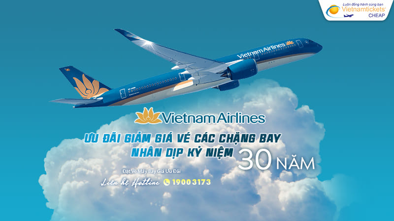 hướng dẫn đặt v&eacute; Vietnam Airlines khuyến m&atilde;i