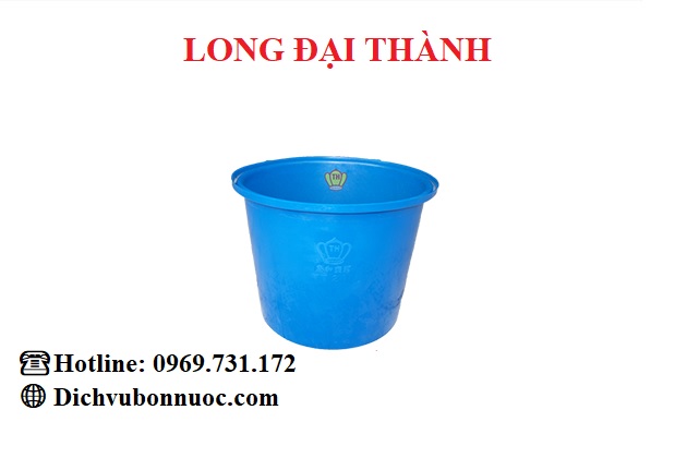 TH&Ugrave;NG NHỰA TR&Ograve;N 90L