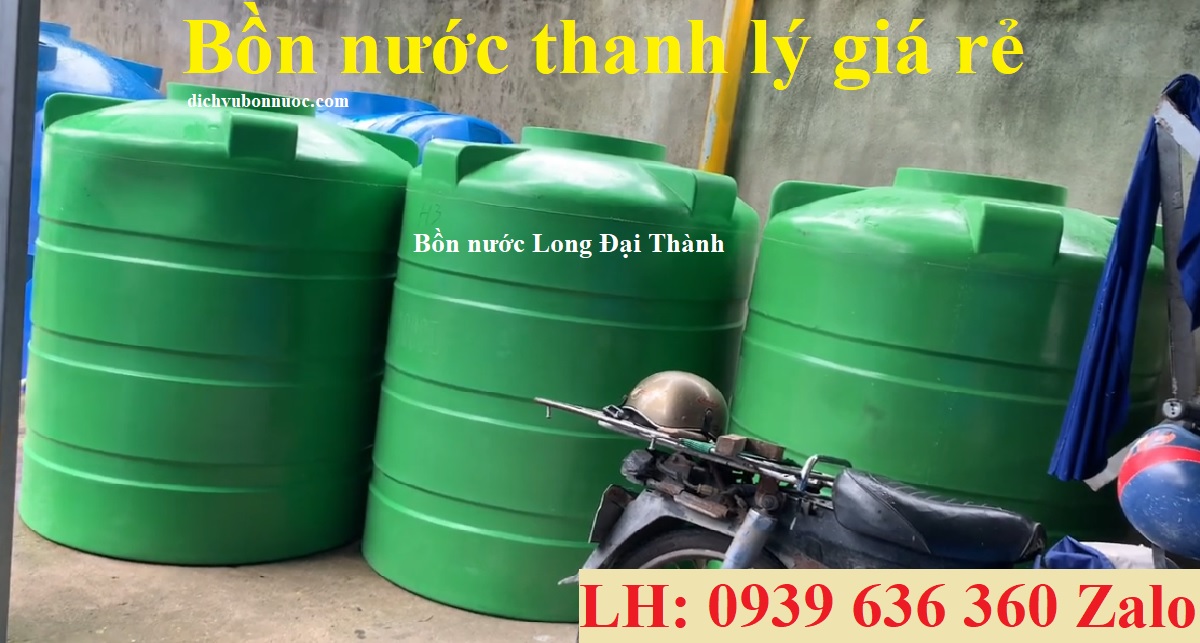 Bồn nước thanh lý giá rẻ
