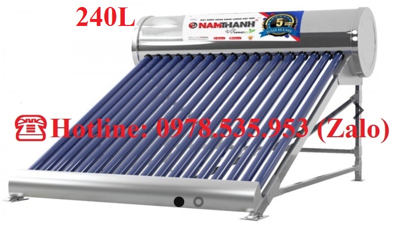 Máy nước nóng năng lượng mặt trời nam thành 240L