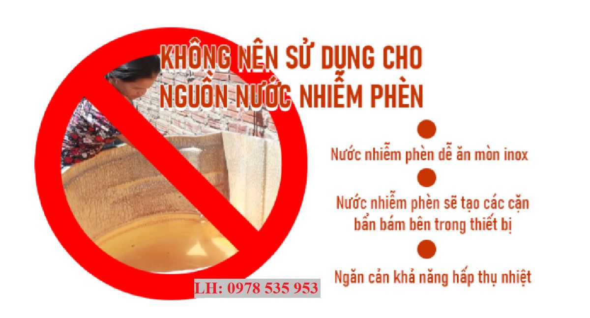 Nguồn nước bị nhiễm phèn