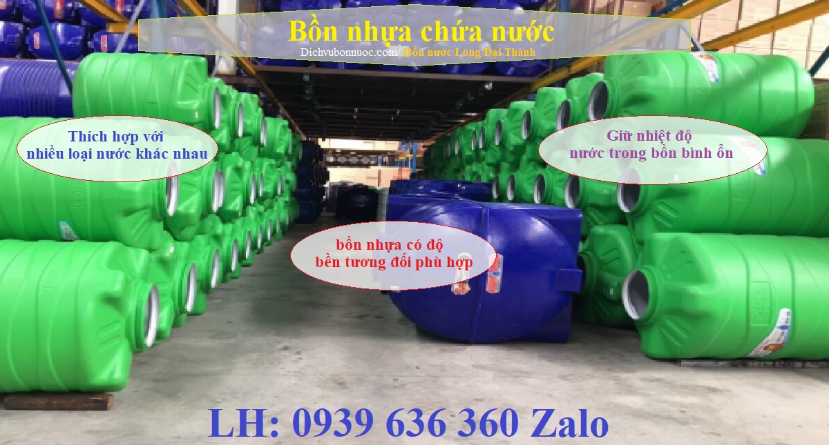 Bồn nước nhựa chứa nước