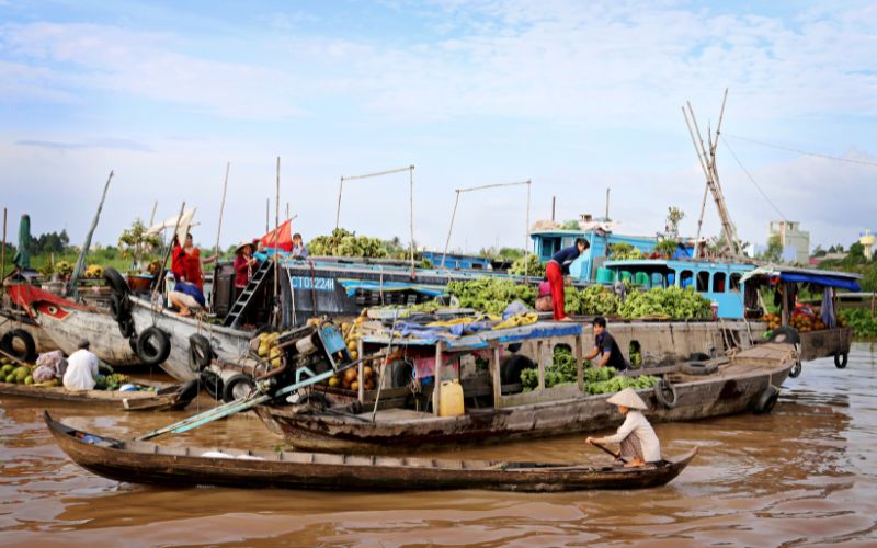 Can Tho, delta du m&eacute;kong