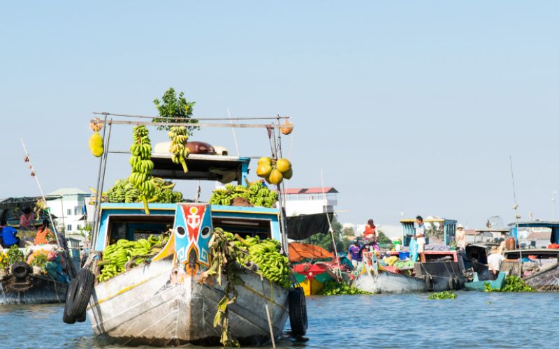 Can Tho, delta du m&eacute;kong