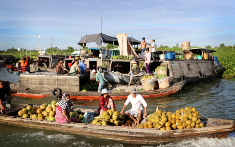 Can Tho, delta du m&eacute;kong