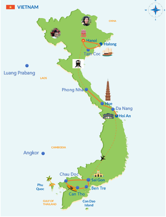 Carte de Phong Nha