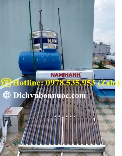 Máy nước nóng năng lượng mặt trời Nam Thành Eco 160L 