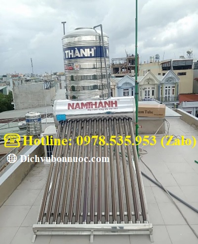 Máy nước nóng năng lượng mặt trời Nam Thành Eco 120L
