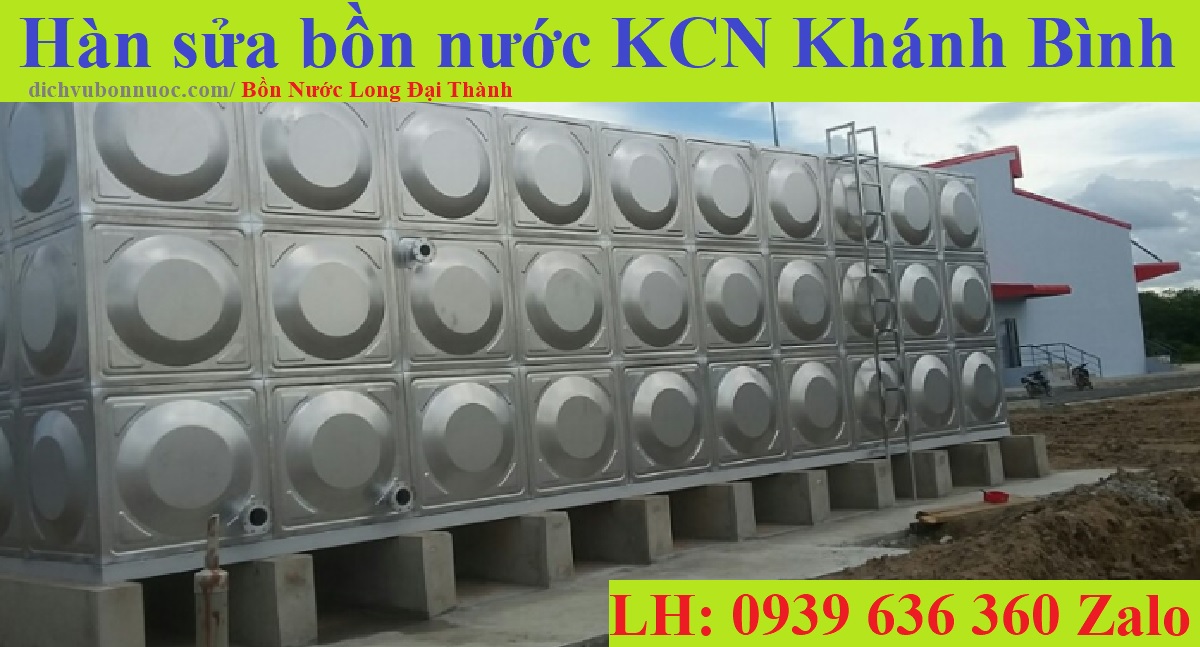Hàn sửa bồn nước KCN Khánh Bình