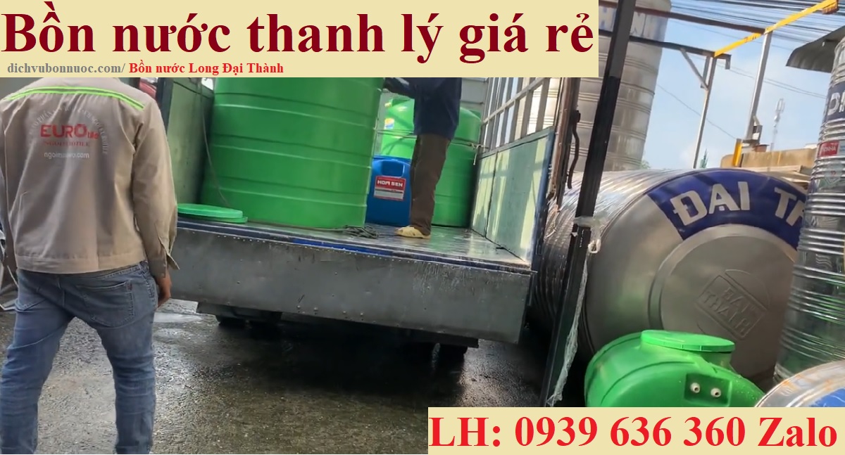 Bồn nước thanh l&yacute;