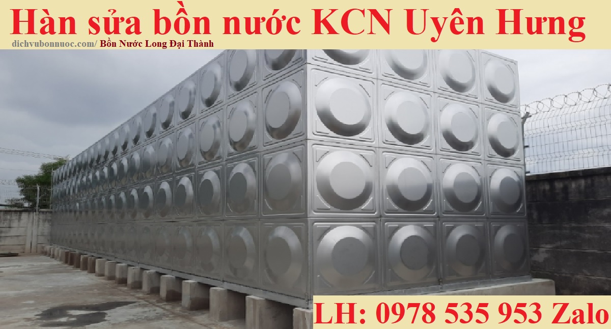 Hàn sửa bồn nước KCN Uyên Hưng