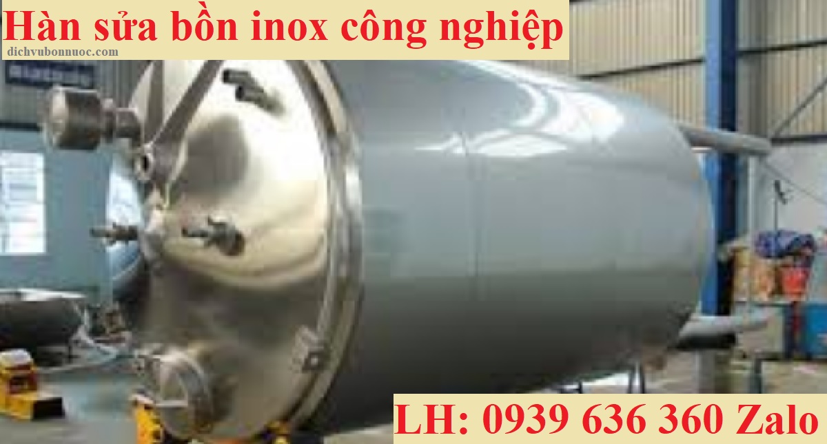 Hàn sửa bồn nước KCN Hố Nai