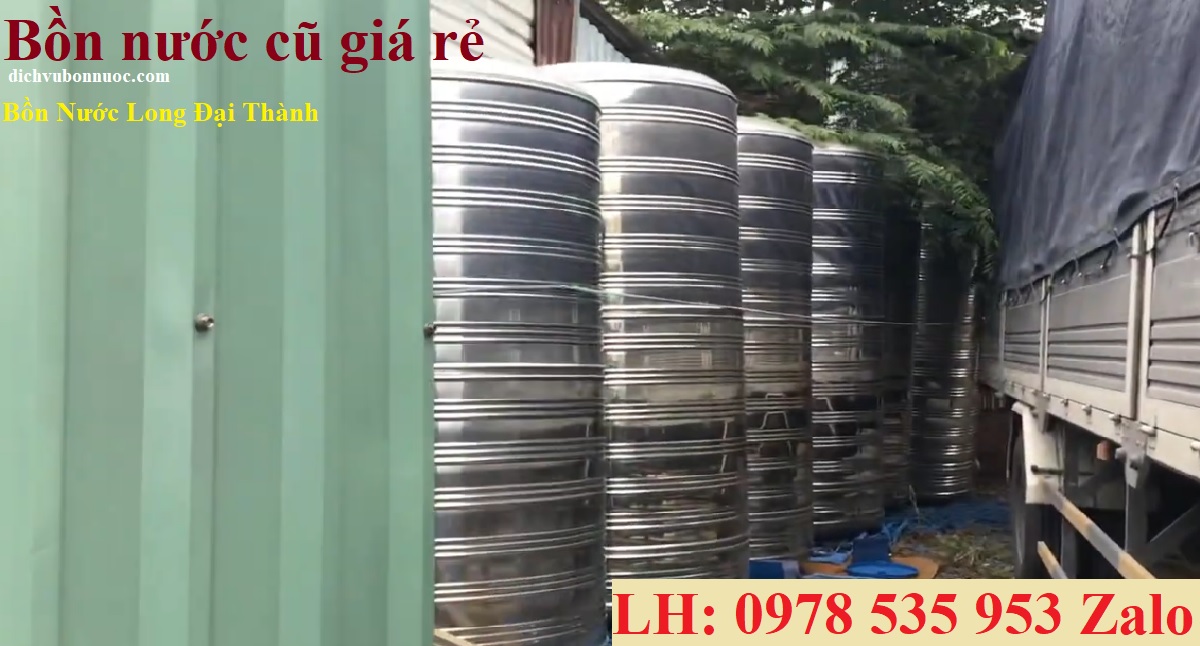 Bồn nước cũ giá rẻ