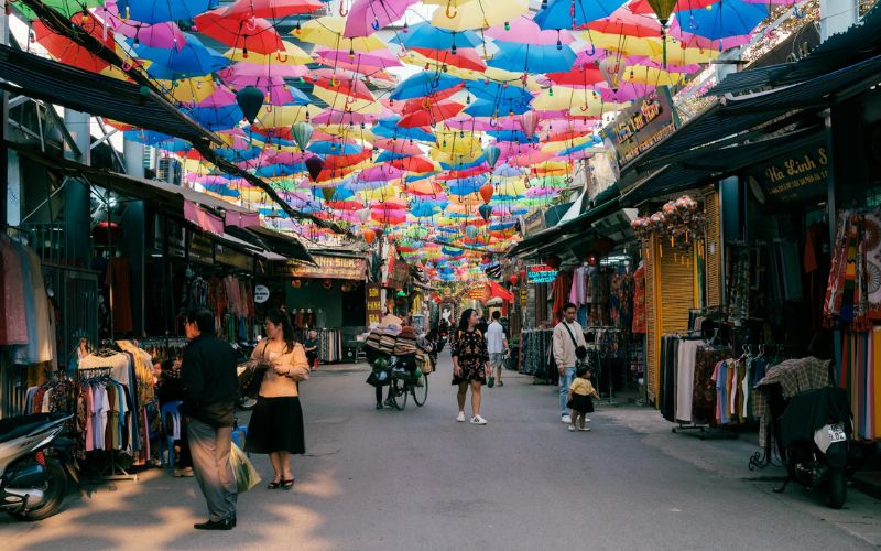 village de la soie de Van Phuc