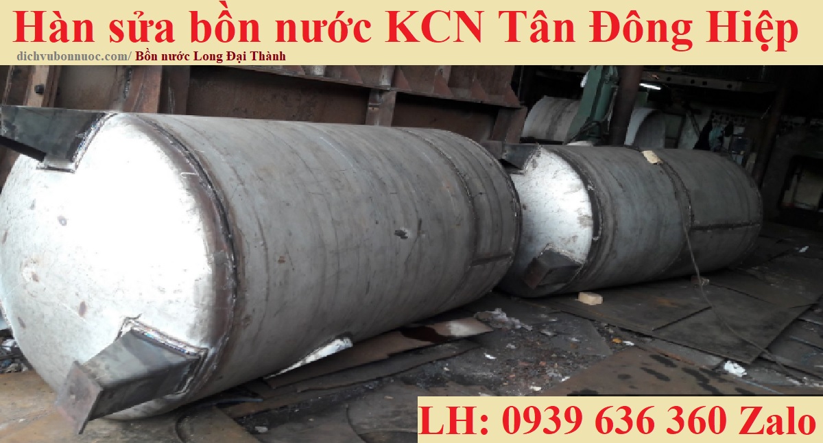 H&agrave;n sửa bồn nước KCN T&acirc;n Đ&ocirc;ng Hiệp