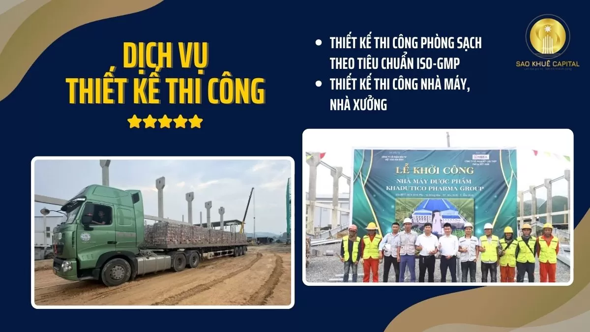 Dịch vụ thiết kế thi c&ocirc;ng cua Sao Khue Capital