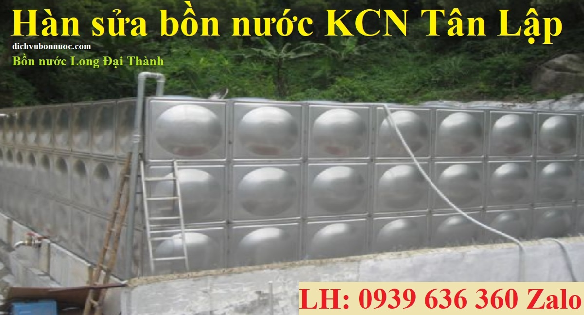 H&agrave;n sửa bồn nước KCN T&acirc;n Lập