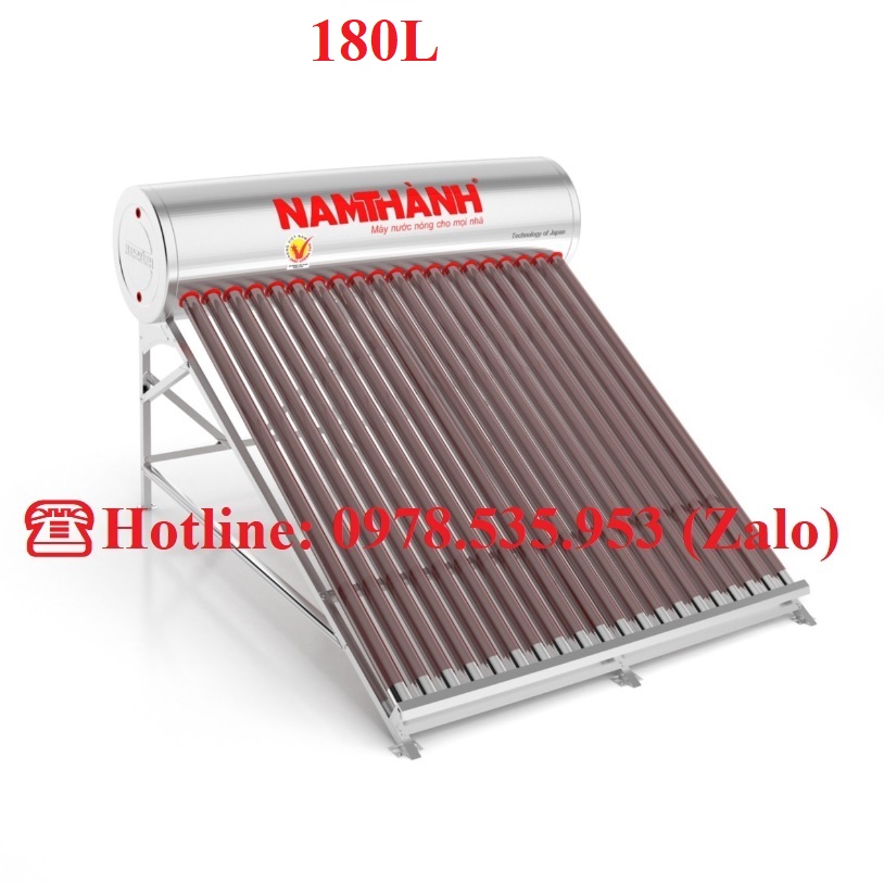 MÁY NƯỚC NÓNG NĂNG LƯỢNG MẶT TRỜI NAM THÀNH GOLD 180L