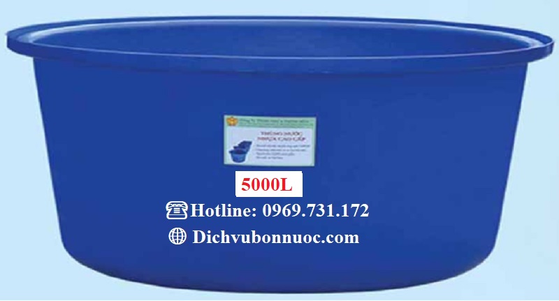TH&Ugrave;NG NHỰA TR&Ograve;N 5000L